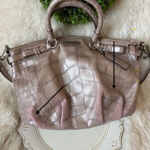 COACH Project Piece - Croc embossed Leather Tote Bag - Women's Handbag